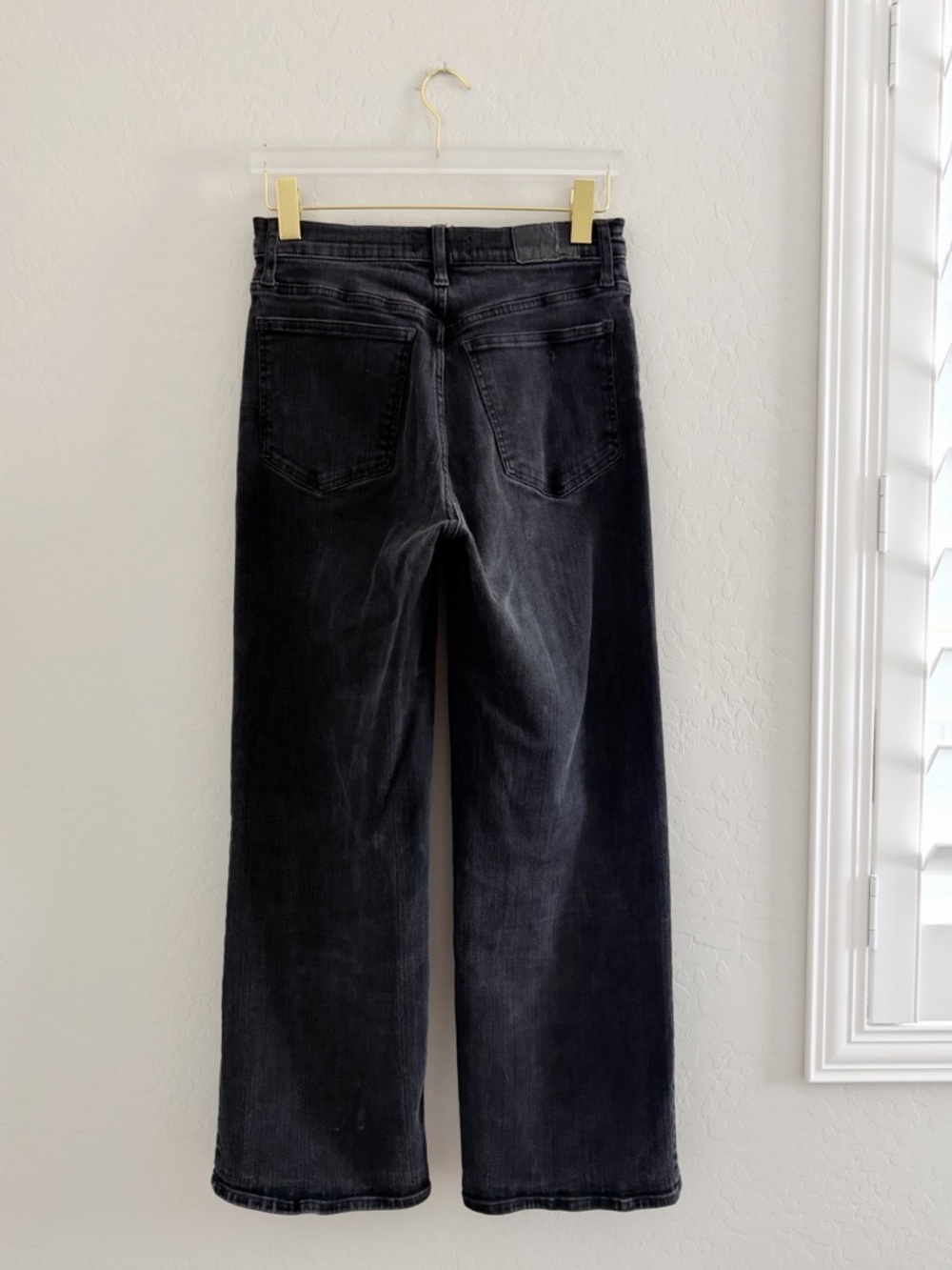 Madewell The Perfect Vintage Wide-Leg Jean in Black Wash NM234 Size 29 - Picture 9 of 14